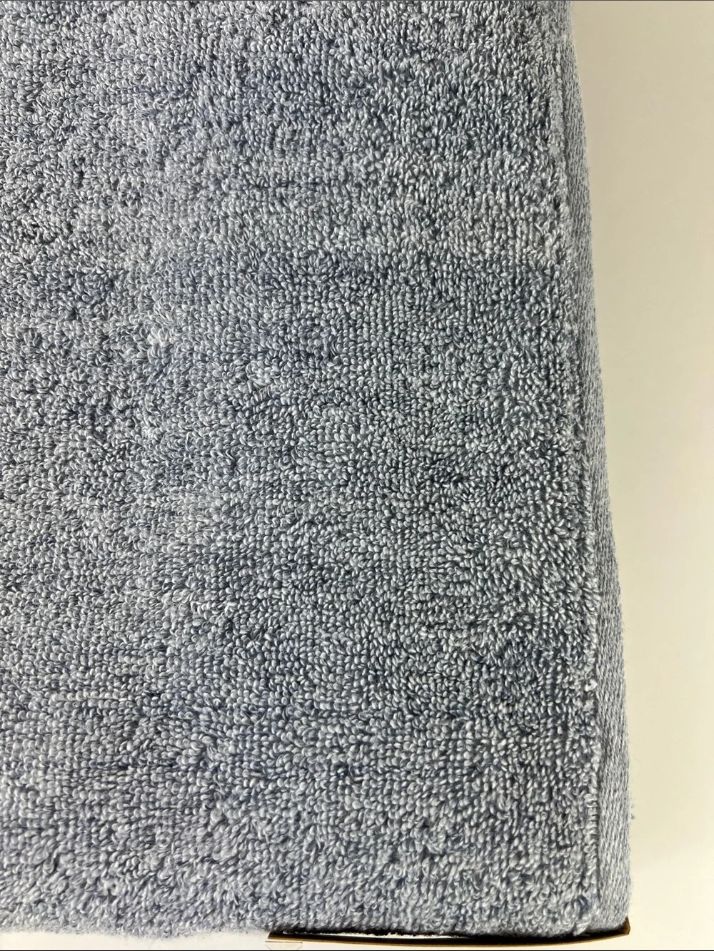 Common Thread Eco-Melange Bamboo Bath Towels Blue Soft Cotton Set of 2 NEW